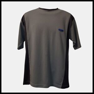 Matix Two-Tone Short Sleeve T-Shirt in Gray